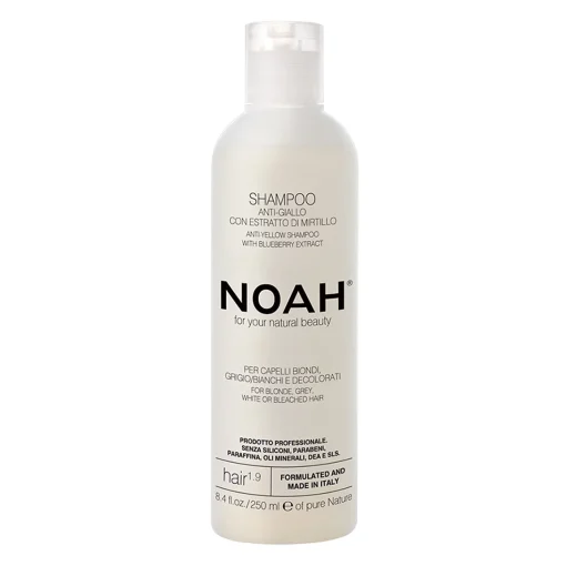 Noah - Anti-Yellow Shampoo - Szampon Ochładzający Kolor do Włosów Blond i Siwych - 250ml