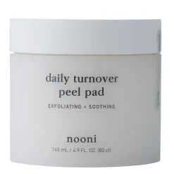 Nooni - Daily Turnover Peel Pad - Złuszczające Płatki do Twarzy z Kwasami - 80szt/145ml
