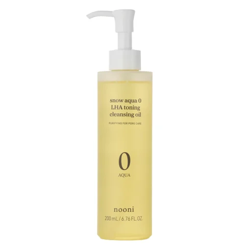Nooni - Snow Aqua 0 LHA Toning Cleansing Oil - Oczyszczający Olejek do Twarzy - 200ml