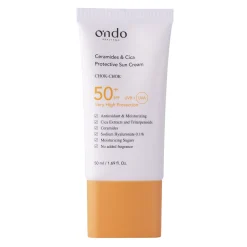 Ondo Beauty 36.5 - Ceramides & Cica Protective Sun Cream SPF 50+ - Kojący Krem do Twarzy z Filtrem - 50ml