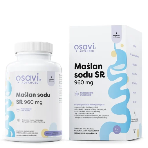 Osavi - Maślan Sodu SR 960mg - 60 Kapsułek
