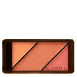 O.TWO.O - 3 in 1 Blusher Highlighter Contour - Zestaw Różów do Twarzy - 01 Pinkish - 10g