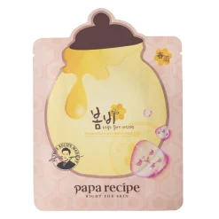 Papa Recipe - Bombee Rose Gold Honey Mask - Rozświetlająco-Nawilżająca Maska w Płachcie z Różą - 1szt/25g