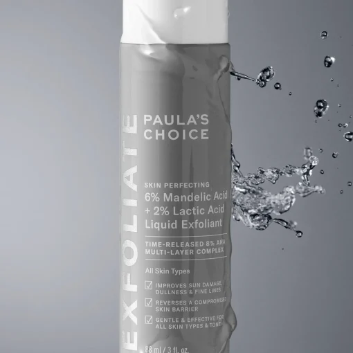 Paula's Choice - 6% Mandelic Acid + 2% Lactic Acid Liquid Exfoliant - Płyn Złuszczający do Twarzy - 88ml