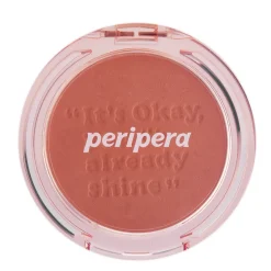 Peripera - Pure Blushed Sunshine Cheek - Róż do Policzków - 01 Calm Pink - 4,2g