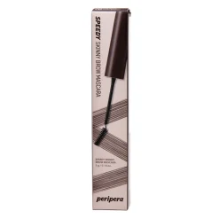 Peripera - Speedy Skinny Browcara - Tusz do Brwi - 02 Dark Brown - 3g