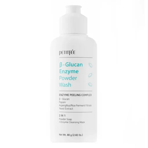 Petitfee - Beta-Glucan Enzyme Powder Wash - Oczyszczający Puder Enzymatyczny do Twarzy - 80g