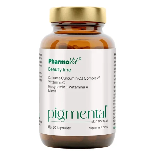 Pharmovit - Pigmental Skin Booster - Suplement Diety na Prawidłową Pigmentację Skóry - Kapsułki - 60szt