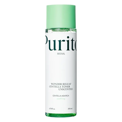 Purito Seoul - Wonder Releaf Centella Toner Unscented - Bezzapachowy Toner z Wąkrotą Azjatycką - 200ml