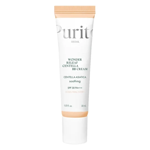 Purito Seoul - Wonder Releaf Centella BB Cream SPF 30 PA+++ #13 Neutral Ivory - Krem BB z Wąkrotą Azjatycką - 30ml