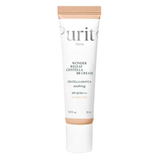 Purito Seoul - Wonder Releaf Centella BB Cream SPF 30 PA+++ #15 Rose Ivory - Krem BB z Wąkrotą Azjatycką - 30ml