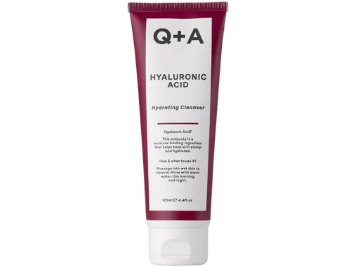 Q+A - Hyaluronic Acid - Hydrating Cleanser - Nawilżająco-Łagodzący Żel do Mycia Twarzy z Kwasem Hialuronowym - 125ml