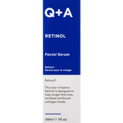 Q+A - Retinol 0.2% Serum - Przeciwstarzeniowe Serum do Twarzy z Retinolem - 30ml