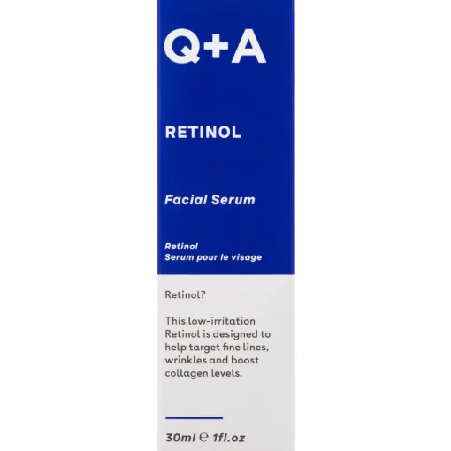 Q+A - Retinol 0.2% Serum - Przeciwstarzeniowe Serum do Twarzy z Retinolem - 30ml