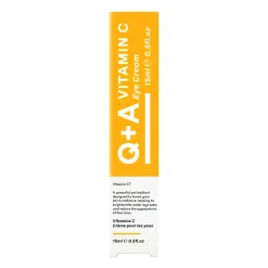 Q+A - Vitamin C Eye Cream - Rozświetlający Krem pod Oczy z Witaminą C - 15ml