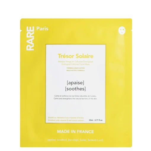 Rare Paris - Trésor Solaire Box - Zestaw Kojących Masek w Płachcie - 5x23ml