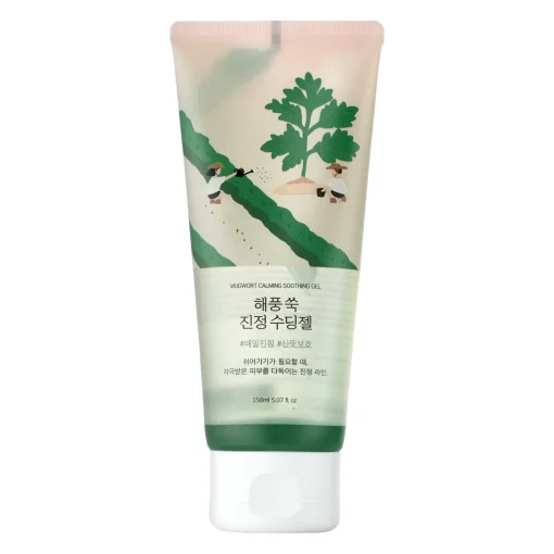 Round Lab - Mugwort Calming Soothing Gel - Nawilżająco-Kojący Żel do Twarzy - 150ml