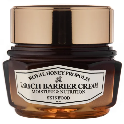 Skinfood - Royal Honey Propolis Enrich Barrier Cream - Nawilżająco-Naprawczy Krem do Twarzy - 63ml