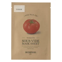 Skinfood - Sous Vide Mask Sheet Tomato - Rozświetlająca Maska do Twarzy w Płachcie - 1szt/18g