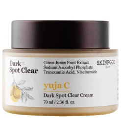 Skinfood - Yuja C Dark Spot Clear Cream - Rozjaśniający Krem do Twarzy - 70 ml