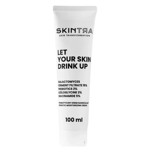 SkinTra - Let Your Skin Drink Up - Prebiotyczny Krem Nawilżający - Tuba 100ml
