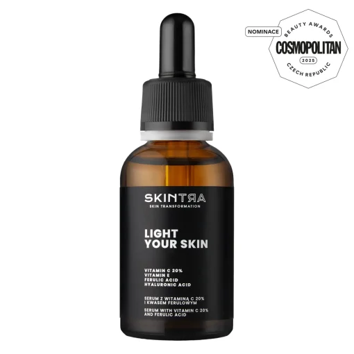 SkinTra - Light Your Skin - Serum z Witaminą C 20% i Kwasem Ferulowym - 30ml