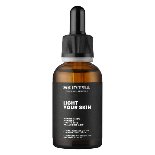 SkinTra - Light Your Skin - Serum z Witaminą C 20% i Kwasem Ferulowym - 30ml
