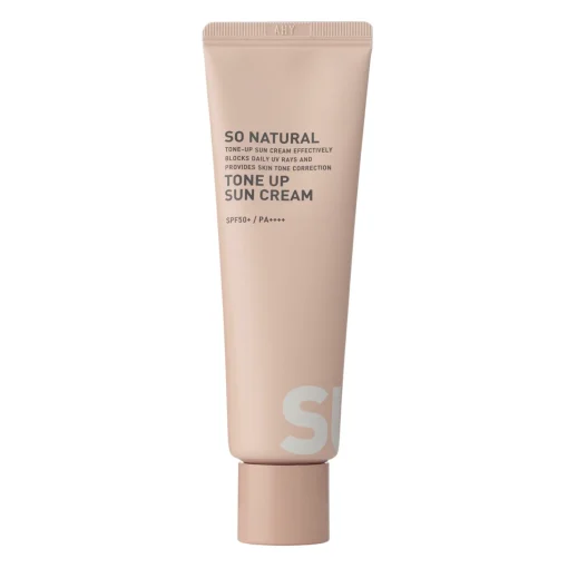 So Natural - Tone Up Sun Cream SPF50+ PA++++ - Tonujący Krem z Filtrem do Twarzy - 50ml