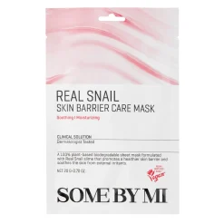 Some By Mi - Real Snail Skin Barrier Care Mask - Wzmacniająca Maska w Płachcie - 20g