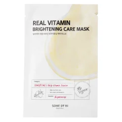 Some By Mi - Real Vitamin Brightening Care Mask - Rozjaśniająca Maska w Płachcie - 20g