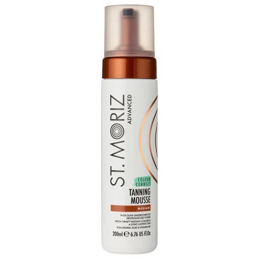 St. Moriz - Advanced - Colour Correct Tanning Mousse - Medium - Mus Samoopalający Odcień Średni - 200ml
