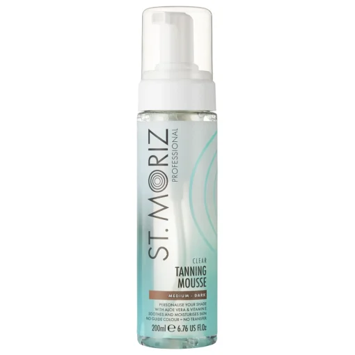 St. Moriz - Professional Gradual Self Tanning Clear Mousse Medium Dark - Pianka Samoopalająca do Ciała - 200ml