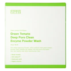 Sungboon Editor - Green Tomato Deep Pore Clean Enzyme Powder Wash - Głęboko Oczyszczający Puder Enzymatyczny - 10x1,5g