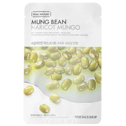 The Face Shop - Natural Mask - Mungbeans - Maska w Płachcie z Fasolą Mung - 20g