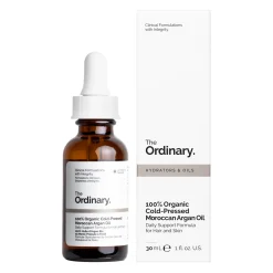 The Ordinary - 100% Organic Cold Pressed Moroccan Argan Oil - 100% Organiczny Tłoczony na Zimno Marokański Olej Arganowy - 30ml