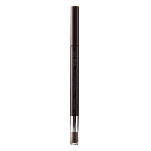 The Saem - Eco Soul Pencil & Powder Dual Brow - Duo do Brwi - 02 Deep Brown - 0,8g