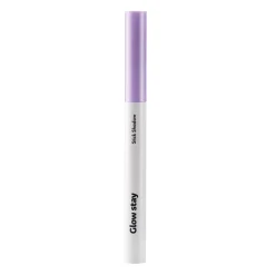 The Saem - Glow Stay Stick Shadow - Błyszczący Cień do Powiek w Kredce - PP01 Violet Charm - 1,1g