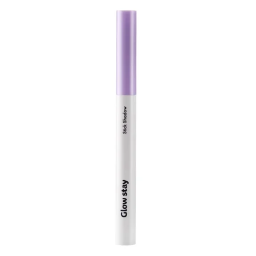 The Saem - Glow Stay Stick Shadow - Błyszczący Cień do Powiek w Kredce - PP01 Violet Charm - 1,1g