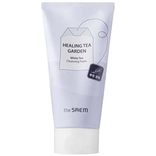 The Saem - Healing Tea Garden White Tea Cleansing Foam - Pianka do Oczyszczania Twarzy - 150ml