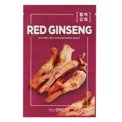 The Saem - Natural Mask Sheet Red Ginseng- Maska w Płachcie z Żeń-Szeniem - 21ml