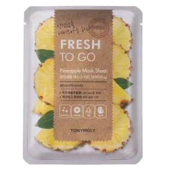 TonyMoly - Fresh To Go Pineapple Mask Sheet - Rozjaśniająca Maska w Płachcie - 1szt/22g