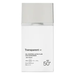 Transparent Lab - Oil Control Ultra Fluid Cica Sunscreen - Matujący Krem SPF50+ - 100ml