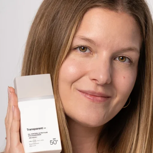 Transparent Lab - Oil Control Ultra Fluid Cica Sunscreen - Matujący Krem SPF50+ - 100ml