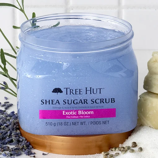 Tree Hut - Shea Sugar Scrub Exotic Bloom - Cukrowy Peeling do Ciała - Egzotyczny Kwiat - 510g