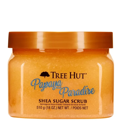 Tree Hut - Shea Sugar Scrub Papaya Paradise - Cukrowy Peeling do Ciała - Papaja - 510g
