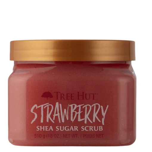 Tree Hut - Shea Sugar Scrub Strawberry - Cukrowy Peeling do Ciała - Truskawka - 510g