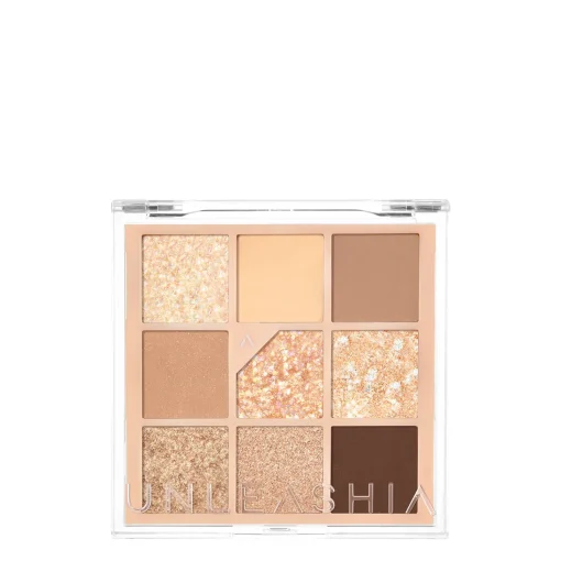 Unleashia - Glitterpedia Eye Palette - Paleta Wegańskich Cieni do Powiek - 2 All of Brown - 6,6g