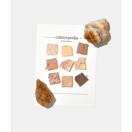 Unleashia - Glitterpedia Eye Palette - Paleta Wegańskich Cieni do Powiek - 2 All of Brown - 6,6g