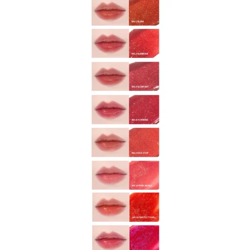 Unleashia - Non Sticky Dazzle Tint - Tint o Błyszczącym Wykończeniu - 10 Pink Muhly - 7,6g