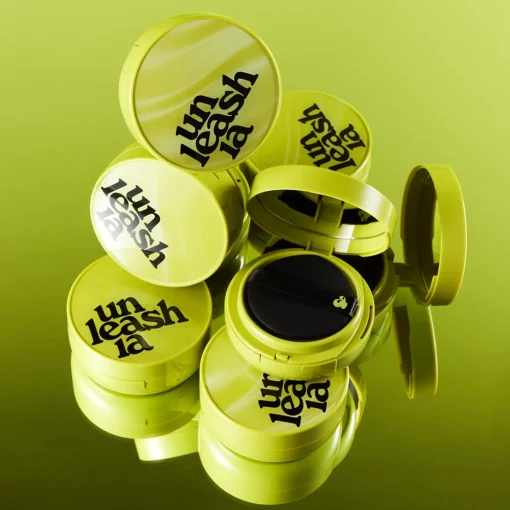 Unleashia - Satin Wear Healthy-Green Cushion - Wkład + Gąbeczka - Satynowy Podkład w Poduszce - 21N Eburnean - 15g